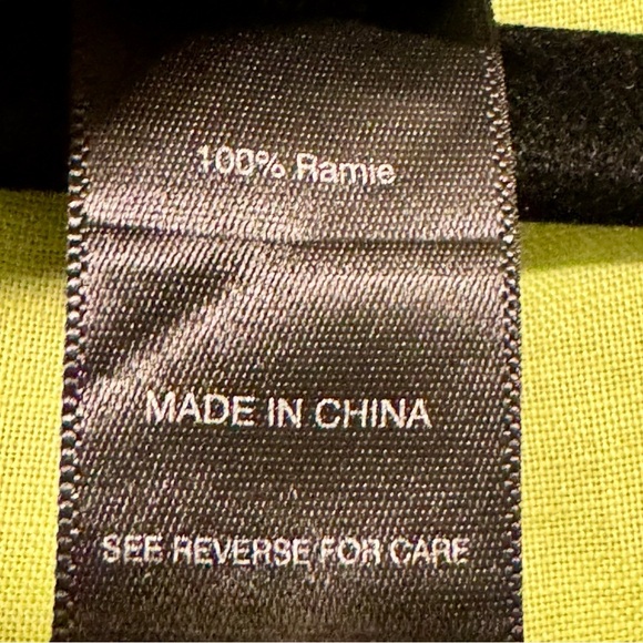 Ali Miles 3/4 Puff Sleeve Lightweight Lagenlook Artsy Button Neckline Blouse 1X - Picture 11 of 12